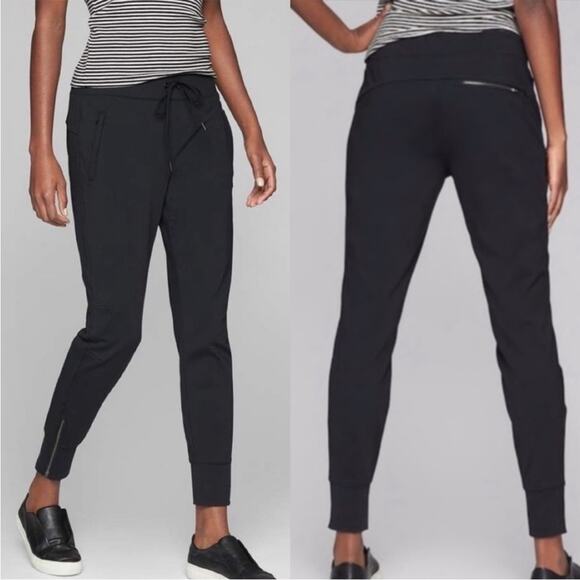 Athleta Metro Street Joggers Black Size M - Picture 2 of 11